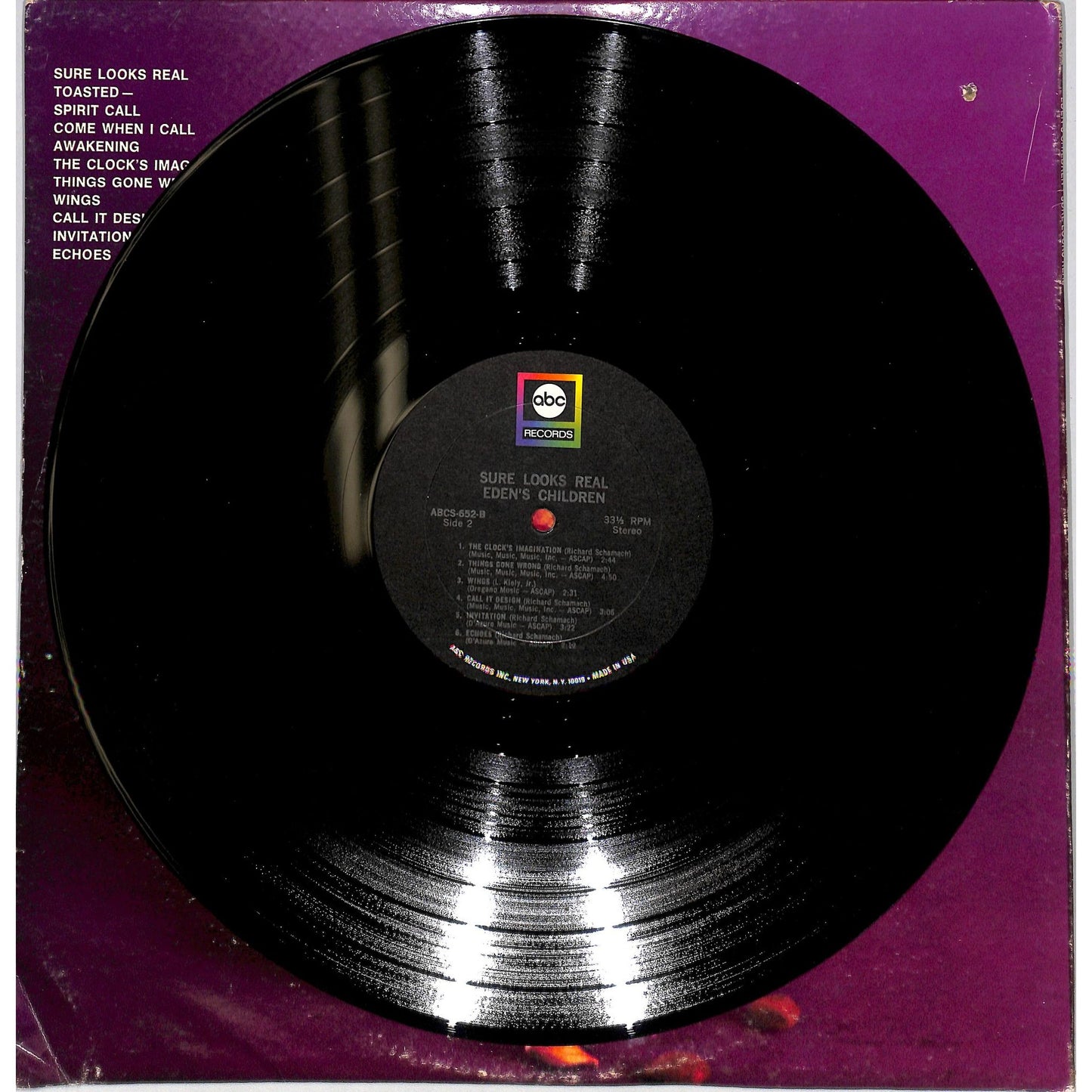 Eden's Children - Sure Looks Real Vinyl Record ABCS-652