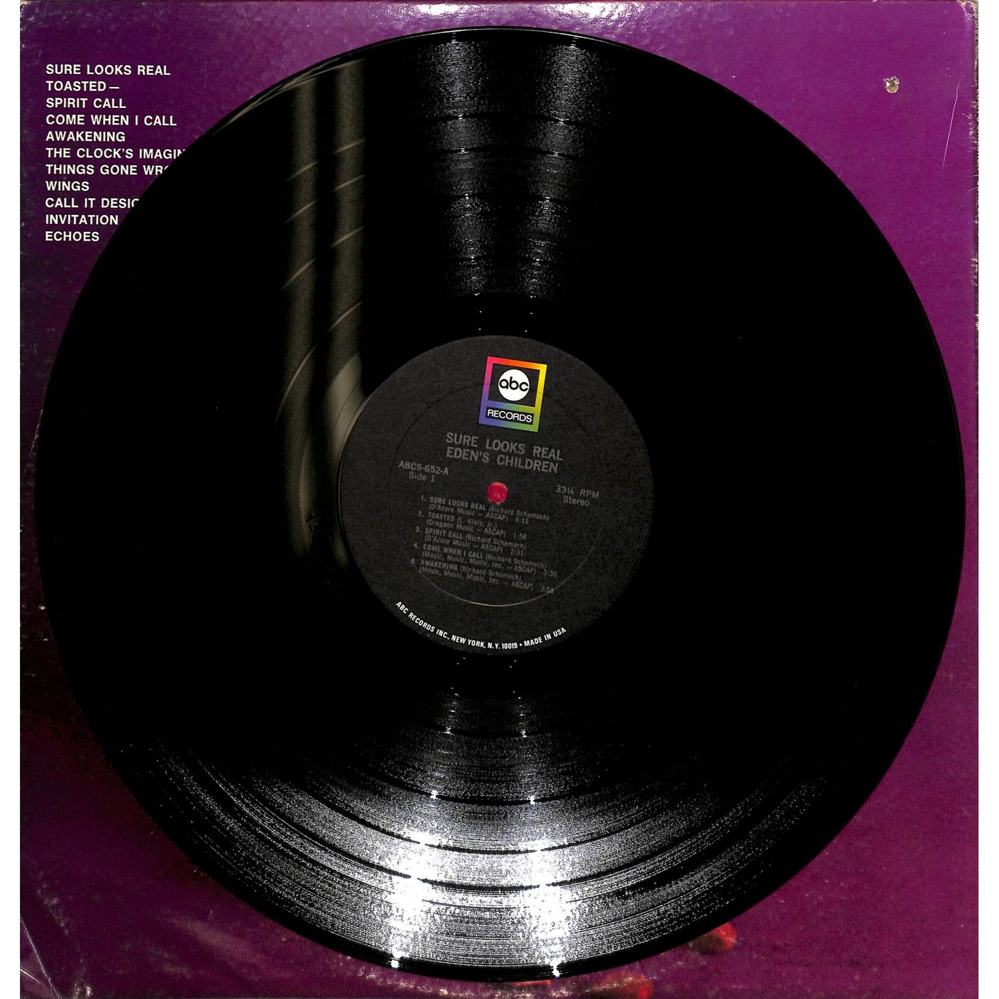 Eden's Children - Sure Looks Real Vinyl Record ABCS-652