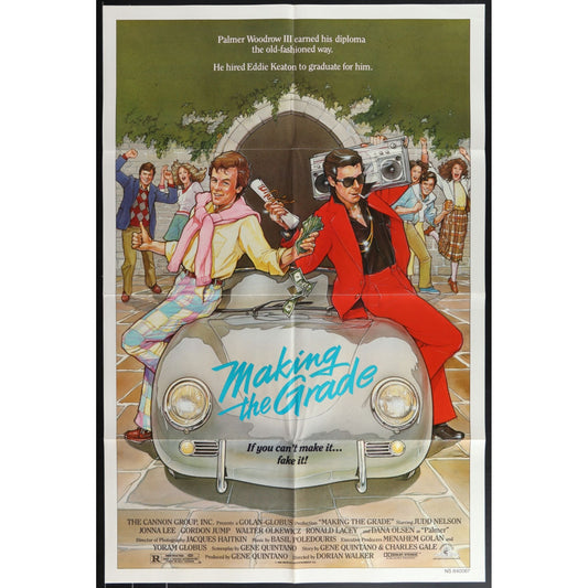 Making the Grade (1984) Original Movie Poster Folded 27x41