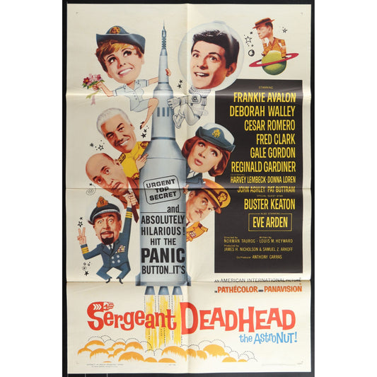 Sergeant Dead Head (1965) Original Movie Poster Folded 27x41