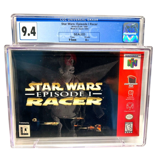 Star Wars - Episode I - Racer (Nintendo 64, N64, 1999) CGA Graded 9.4 A++