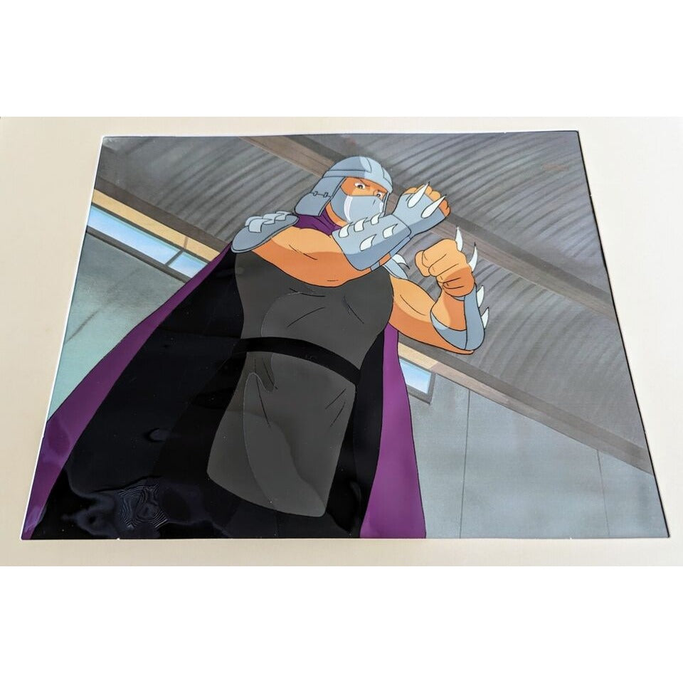 TMNT Original Animation Cel Actual Scene from TV Cartoon - SHREDDER!