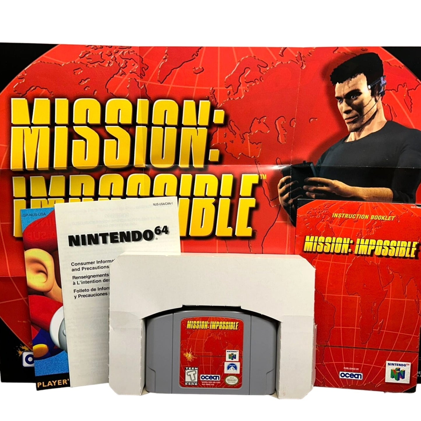 Mission: Impossible (N64 Nintendo 64, 1998) CIB Complete in Box TESTED WORKING