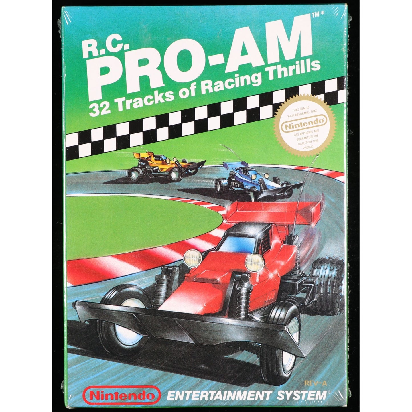 R.C. Pro-AM (1988) Nintendo NES WATA Graded 9.2 Sealed A