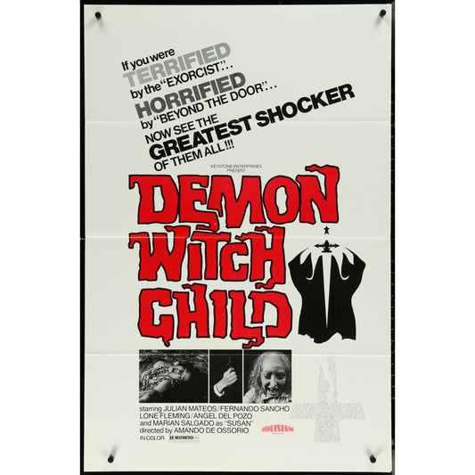 Demon With Child (1976) Original Movie Poster Folded 27x41 EM8-547