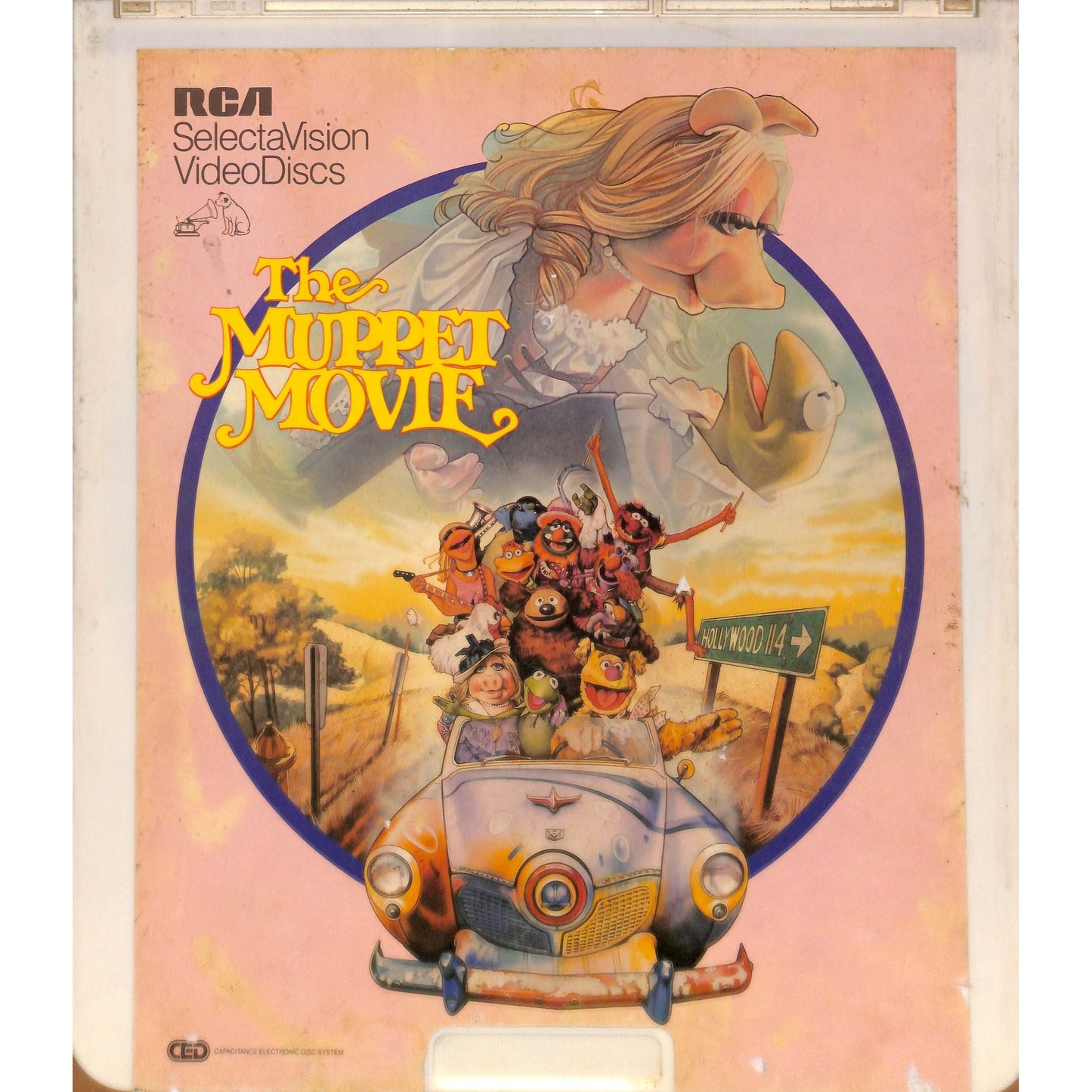 The Muppet Movie (1979) Vintage CED RCA SelectaVision TESTED WORKING