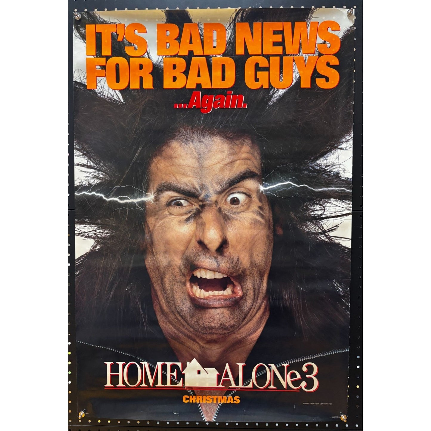 Home Alone 3 (1997) Version C Double-Sided, Original Rolled Poster 27x40
