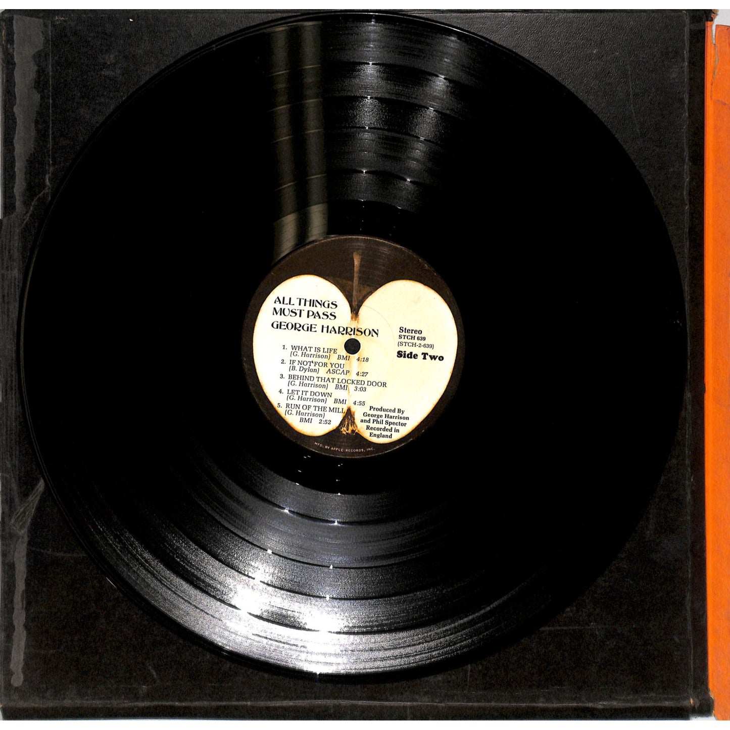 George Harrison - All Things Must Pass Vinyl Record STCH 639