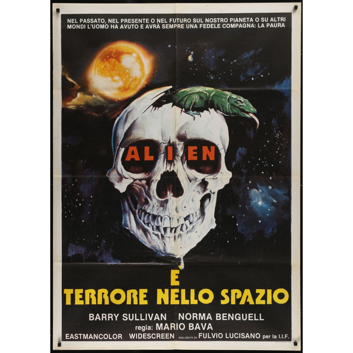 Planet of the Vampires (1965) Original Italian 1P Movie Poster 39x55