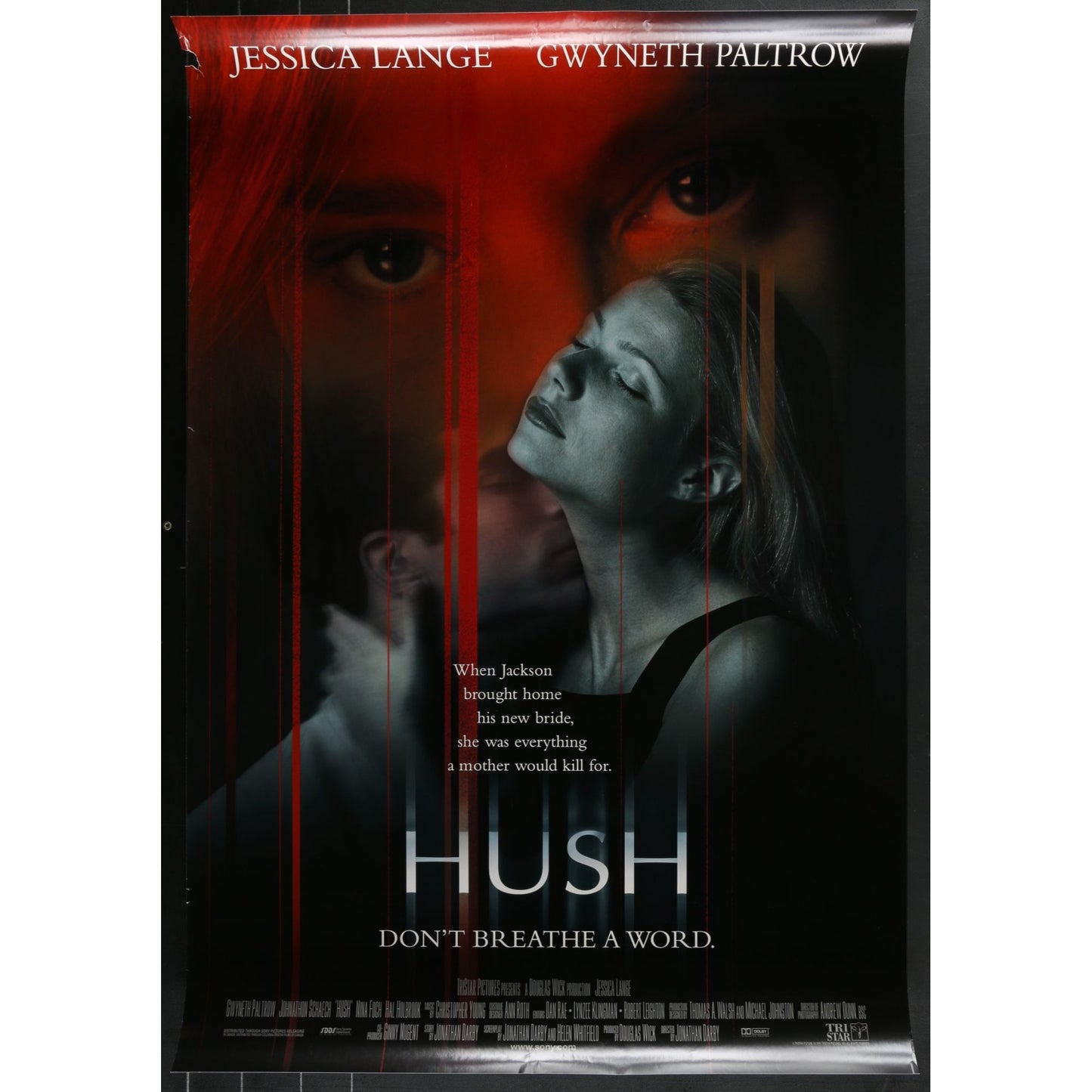 Hush (1998) Original Double-sided Movie Poster Rolled 27x40