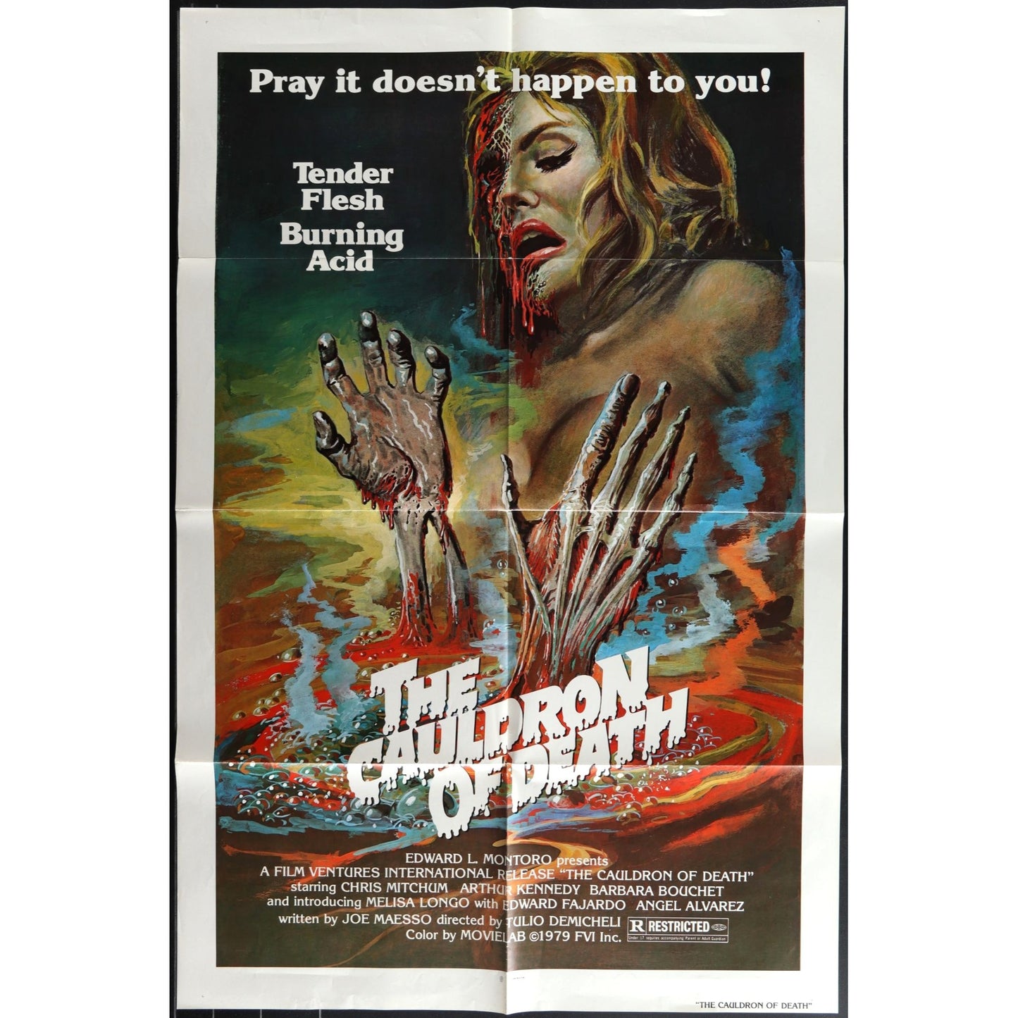 The Cauldron of Death AKA The Mean Machine (1973)OG Movie Poster F 27x41 EM4-134