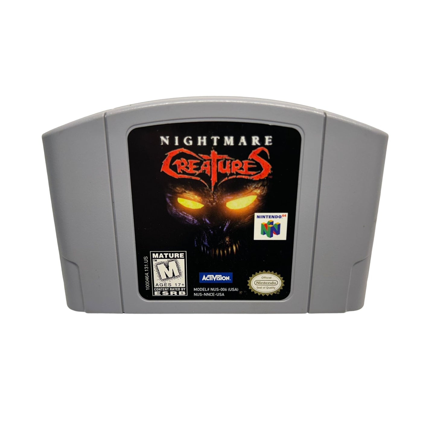 Nightmare Creatures (N64, Activision, 1997) w/ Box & Inserts TESTED WORKING