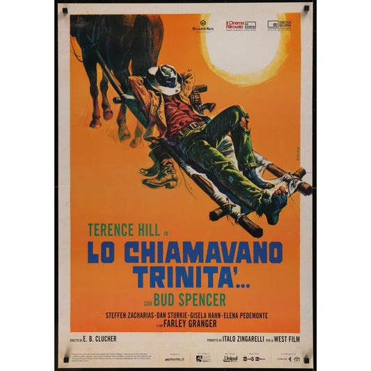 Lo Chiamvano Trinita (1970) Original Movie Poster 27x38.5