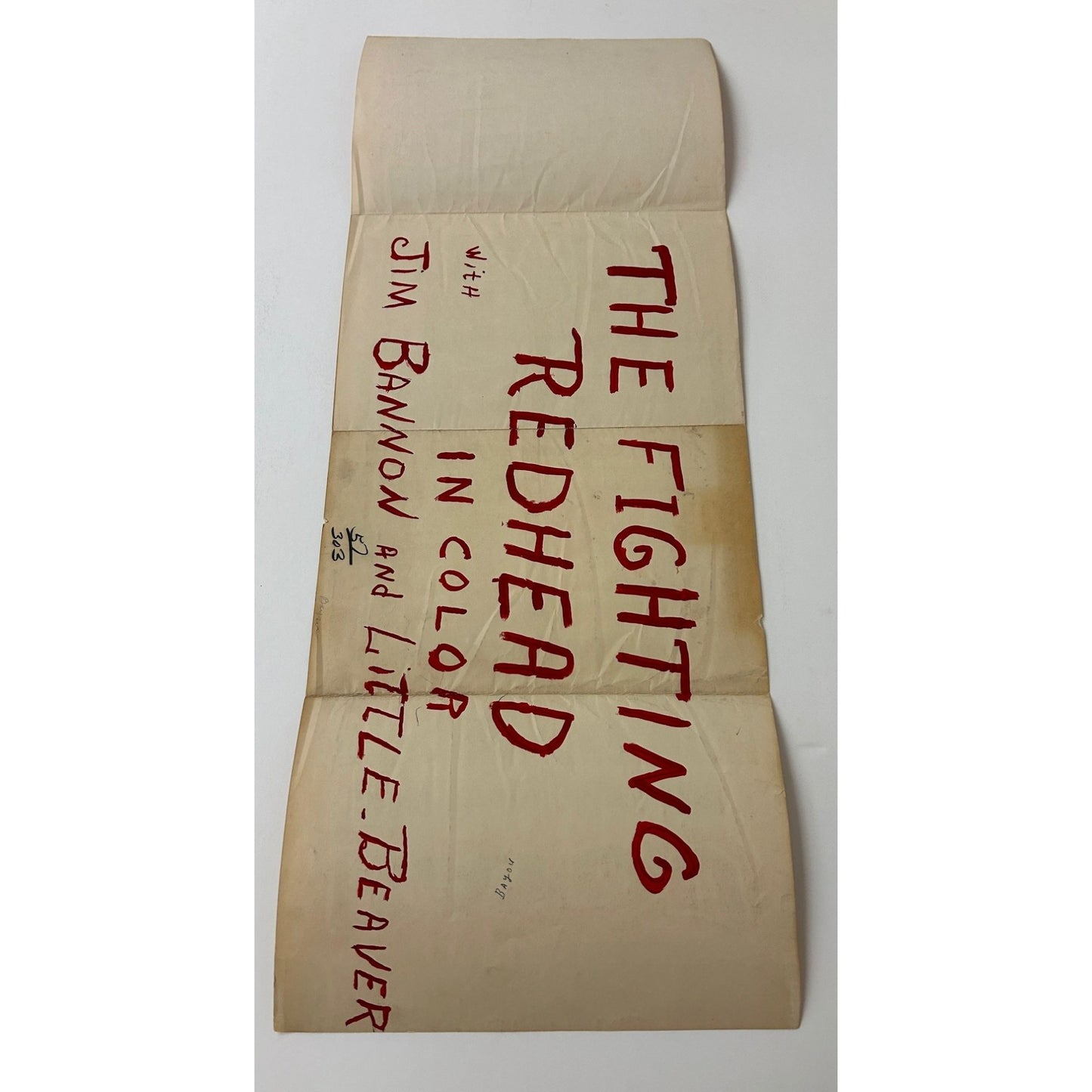 Bayou (1957) Original Movie Insert 14x36 Folded Peter Graves, Lita Milan