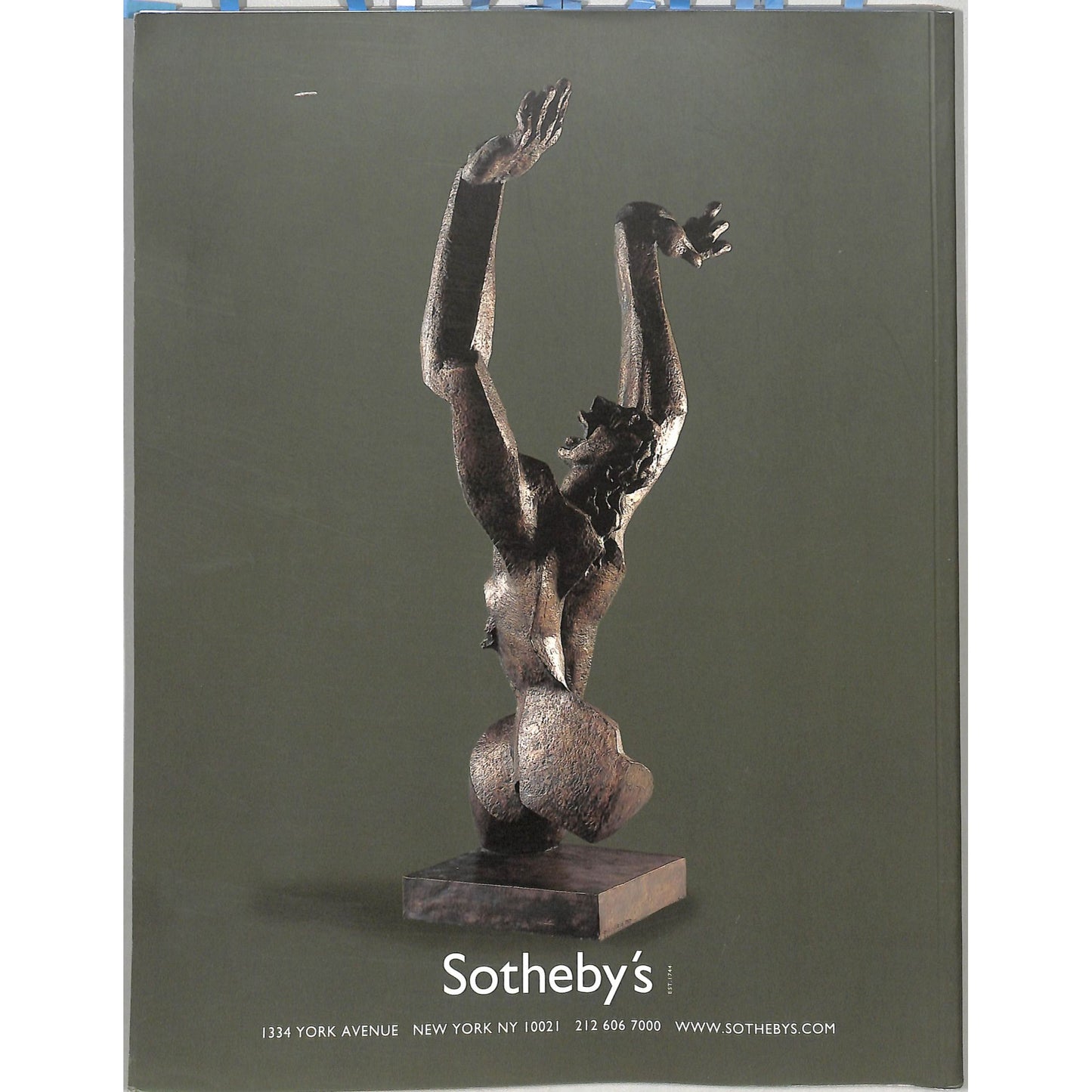 Sotheby's Impressionist and Modern Art Part 2 Auction Catalog November 8, 2001