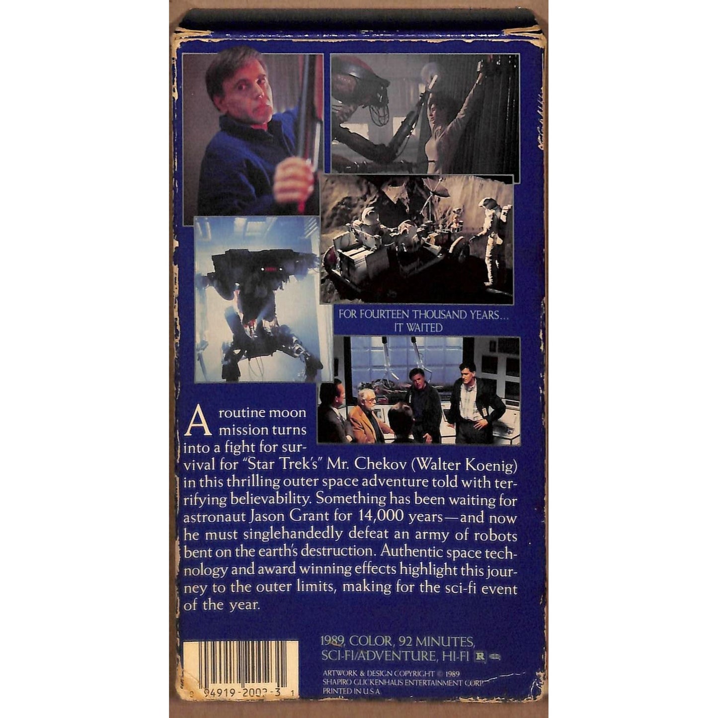 Moontrap (1989) VHS Tape Good condition