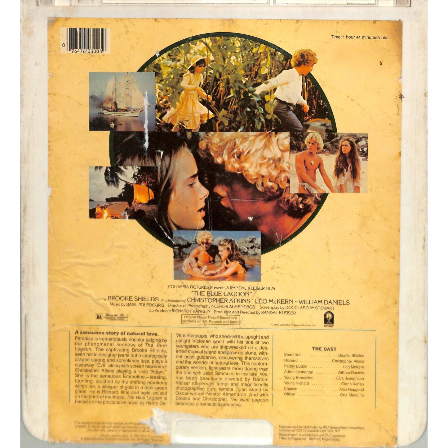 The Blue Lagoon (1980) Vintage CED Videodisc