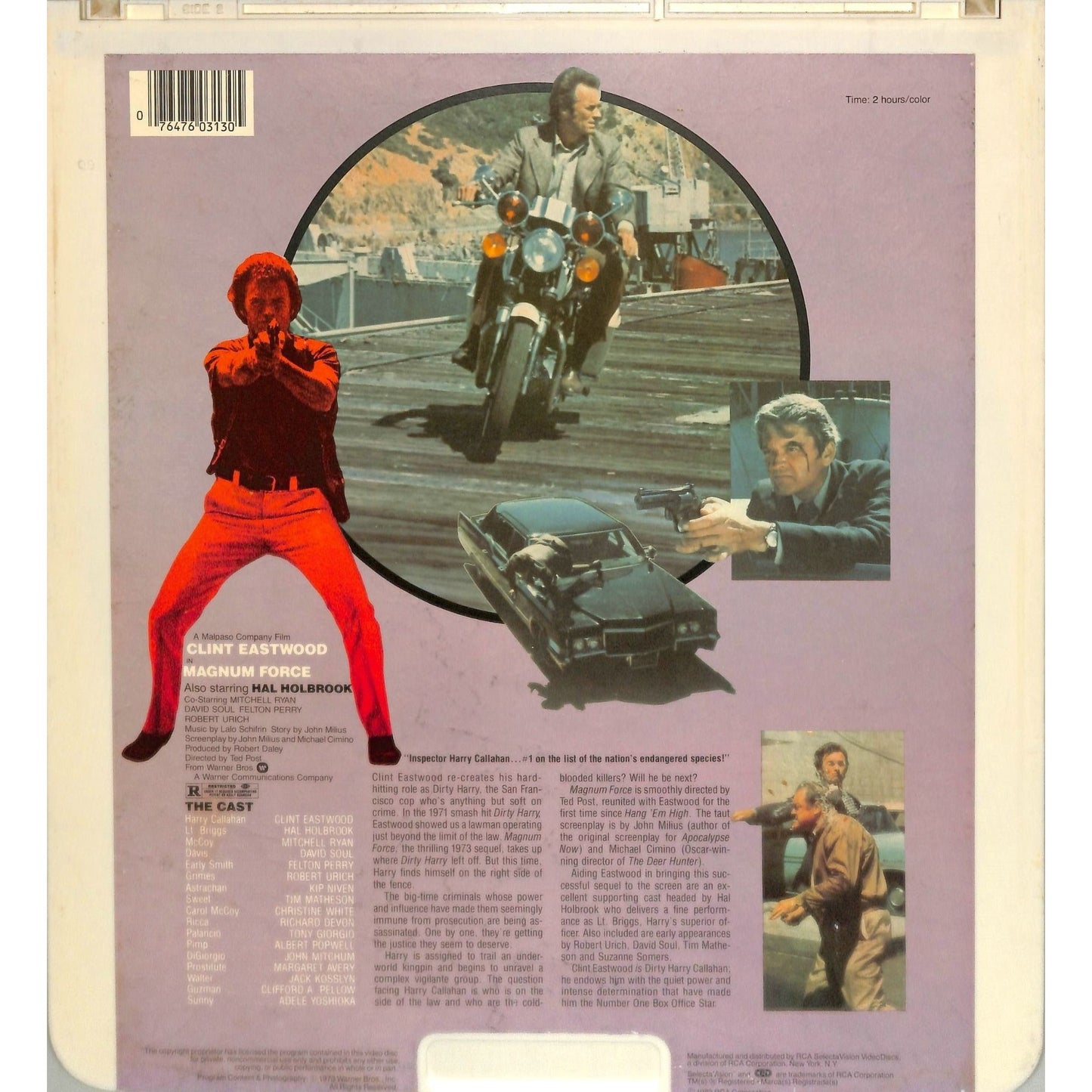 Magnum Force (1973) Vintage CED Videodisc