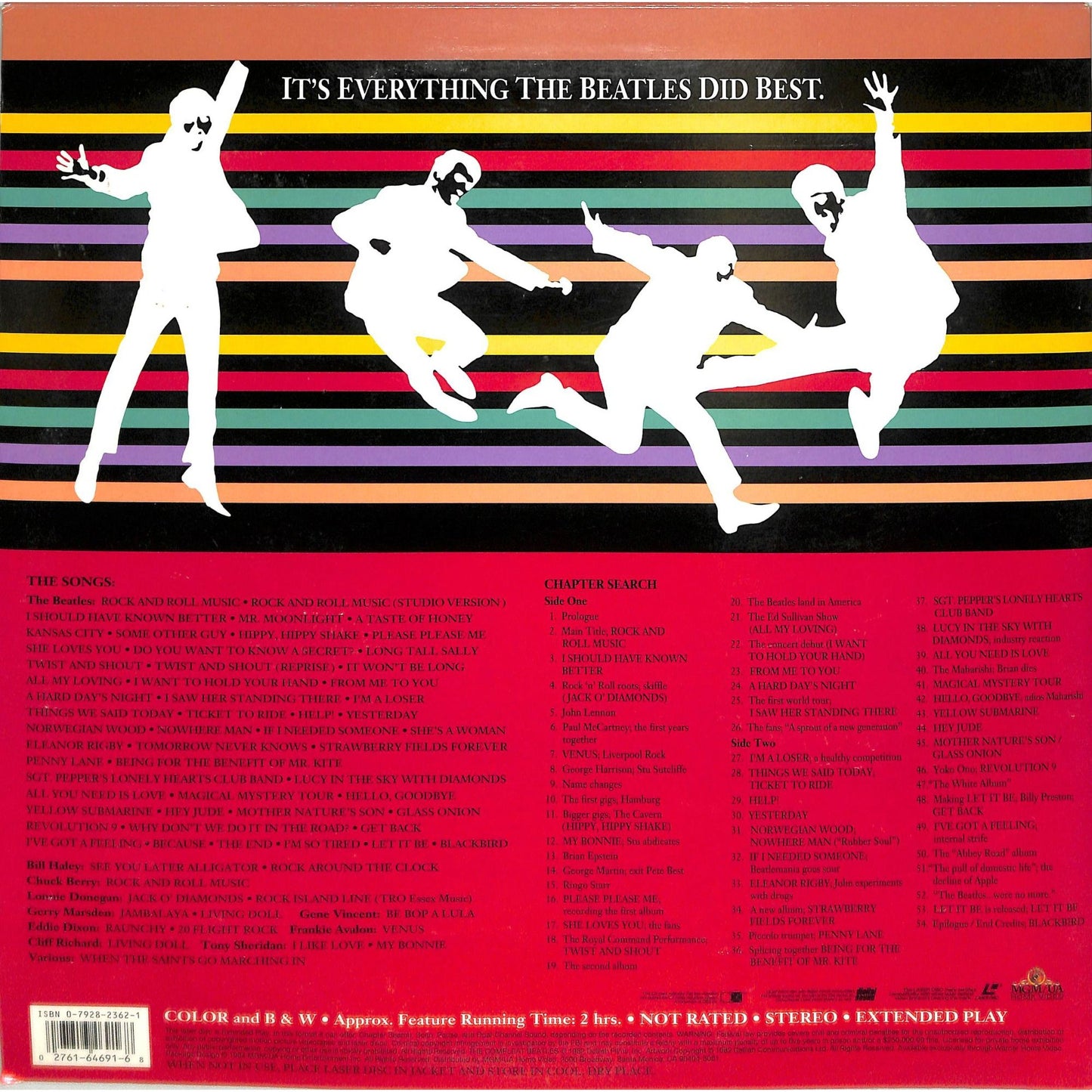 The Compleat Beatles (1982) Laserdisc Video