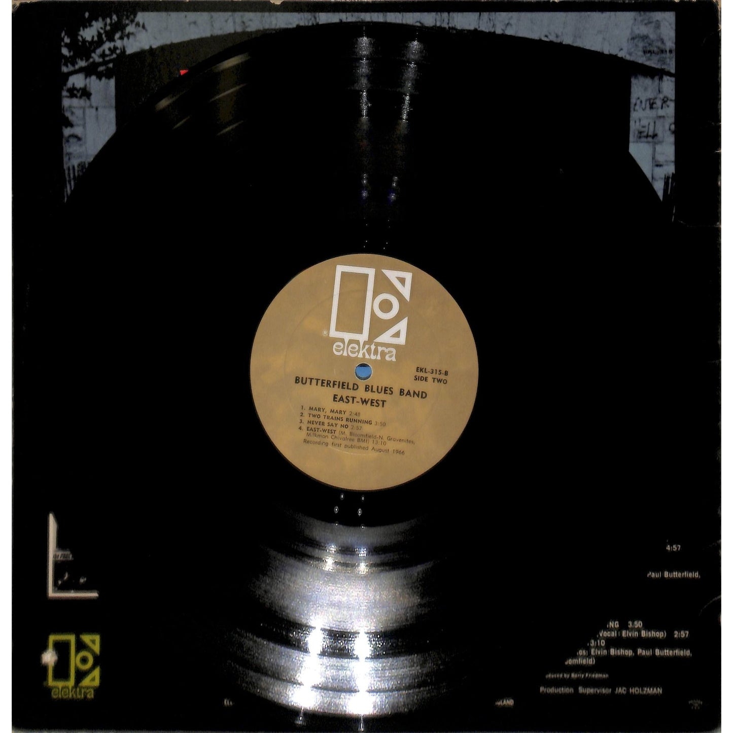The Butterrfield Blues Band - East West Mono Vinyl Record EKL - 315