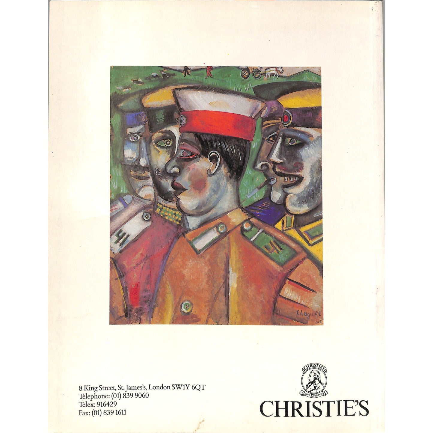 Christie's Impressionist & Modern Art Auction Catalog April 2, 1990