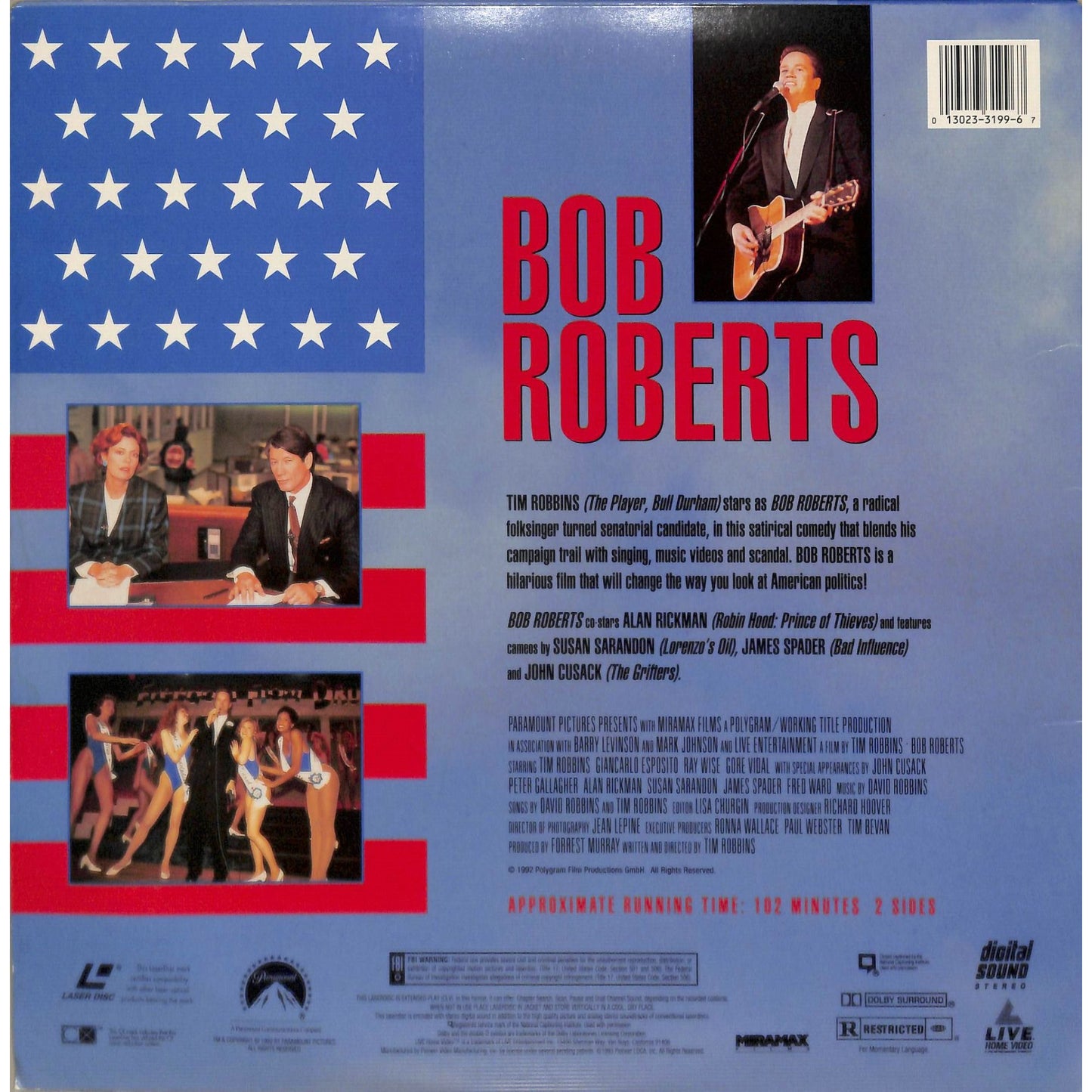 Bob Roberts (1992) Laserdisc
