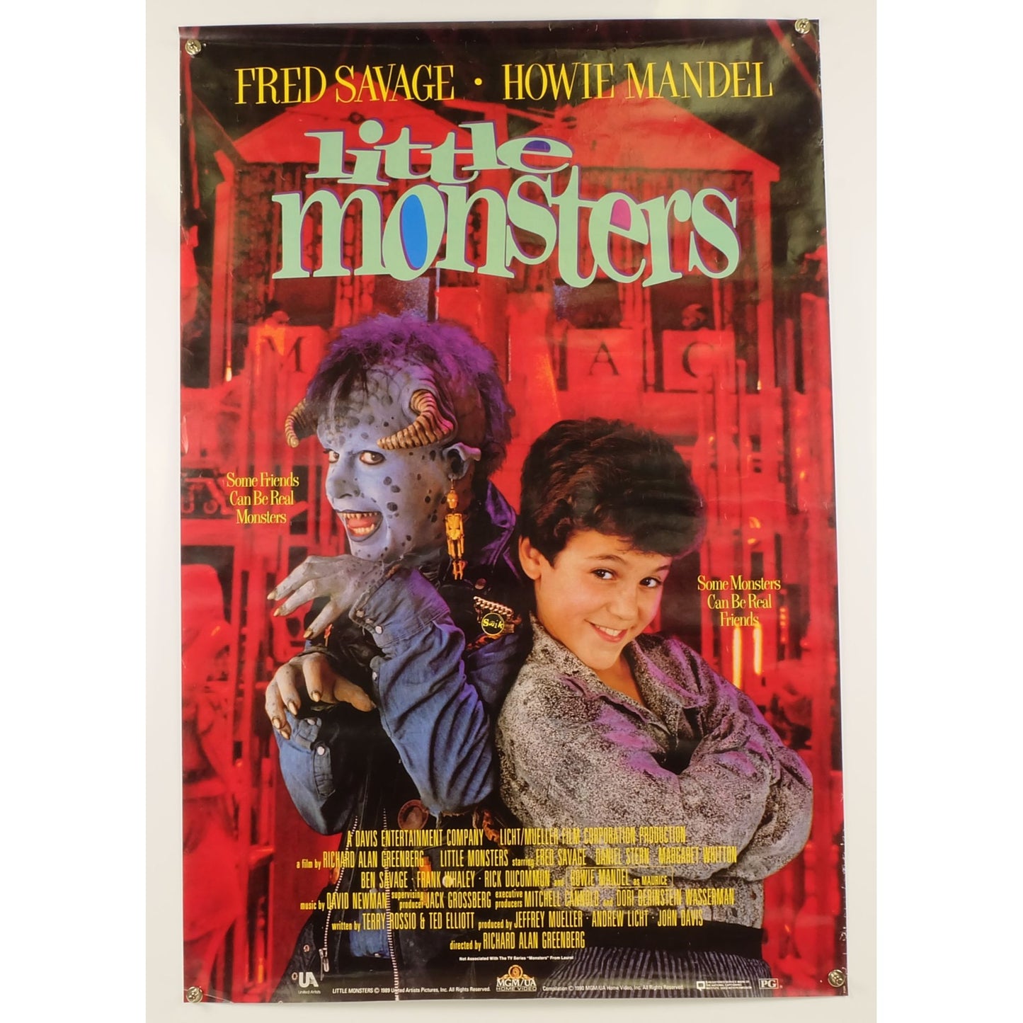 Little Monsters (1989) Original Movie Poster Rolled 24x36