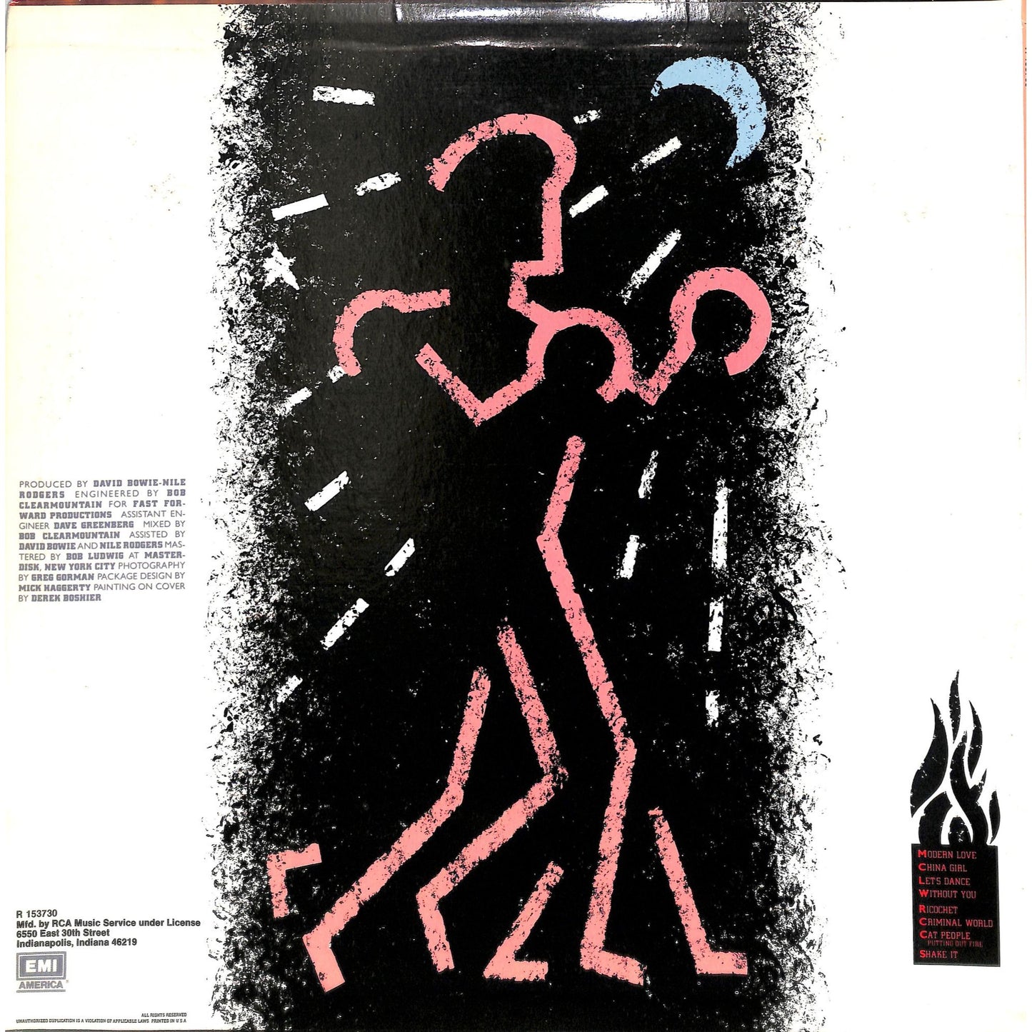 David Bowie - Let's Dance Vinyl Record SO-17093