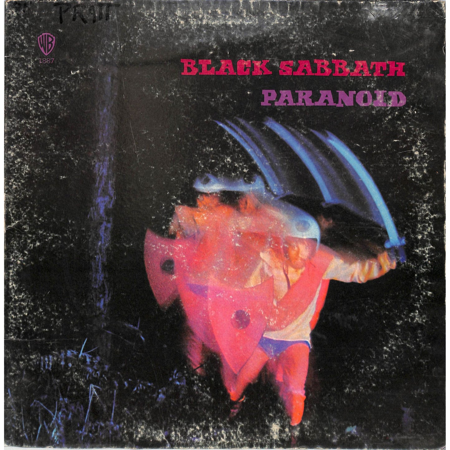 Black Sabbath - Paranoid Vinyl Record WS 1887