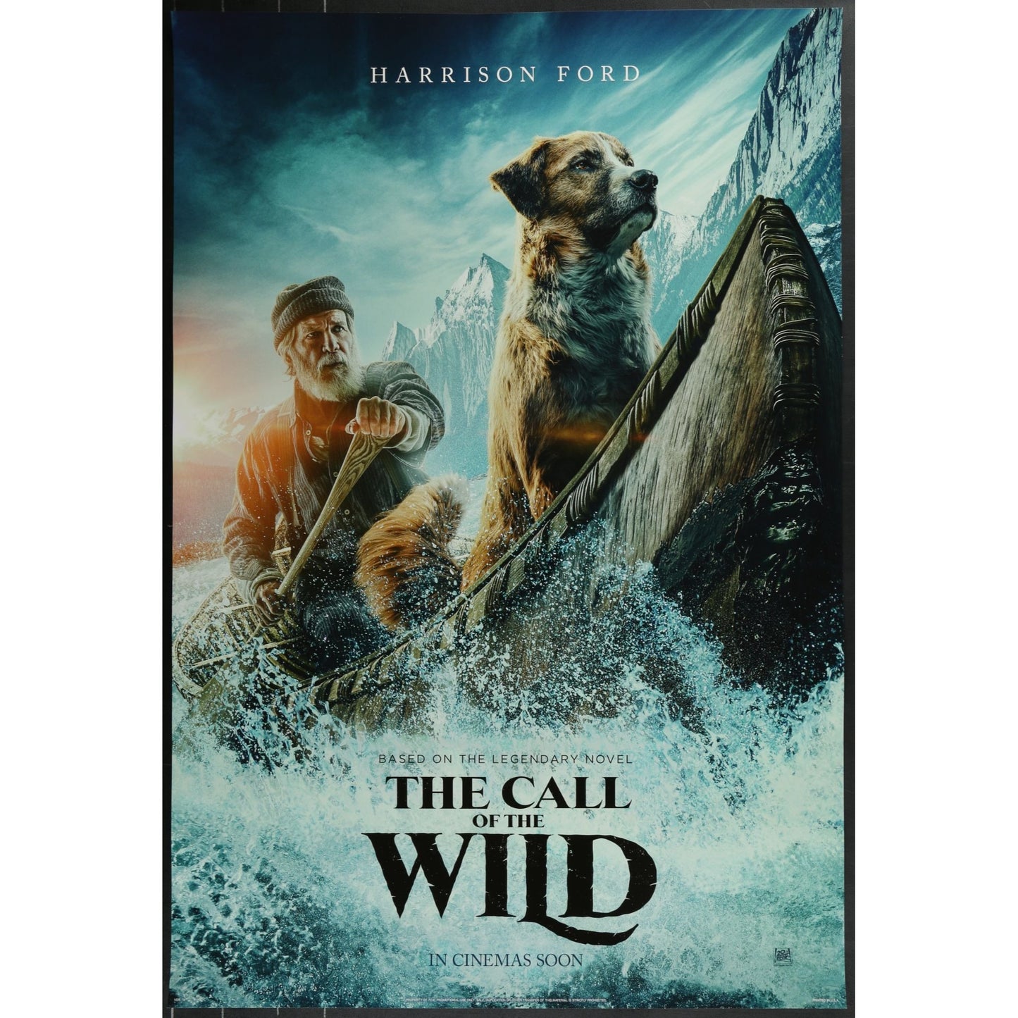 The Call of the Wild (2020) Original Double-side Movie Poster Rolled 27x40