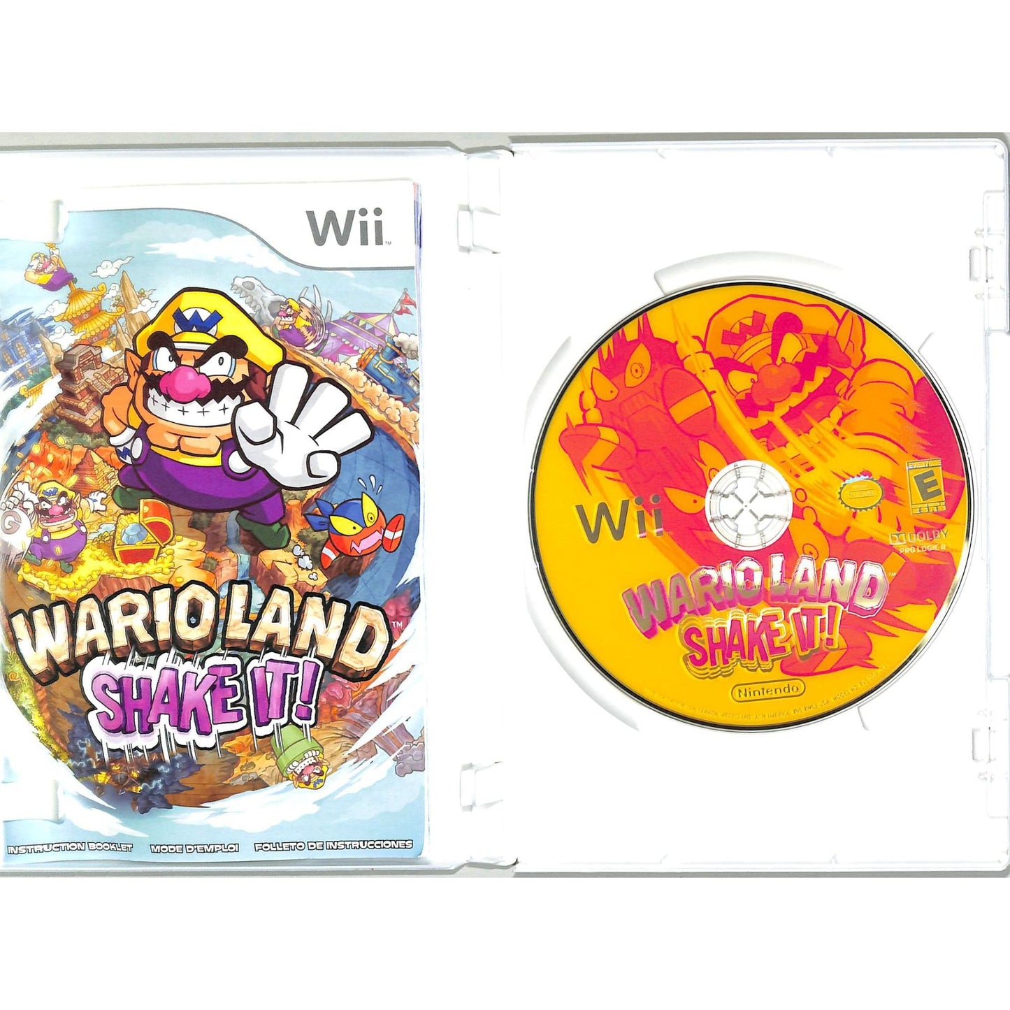 Wario Land: Shake It! (2008) Nintendo Wii CIB