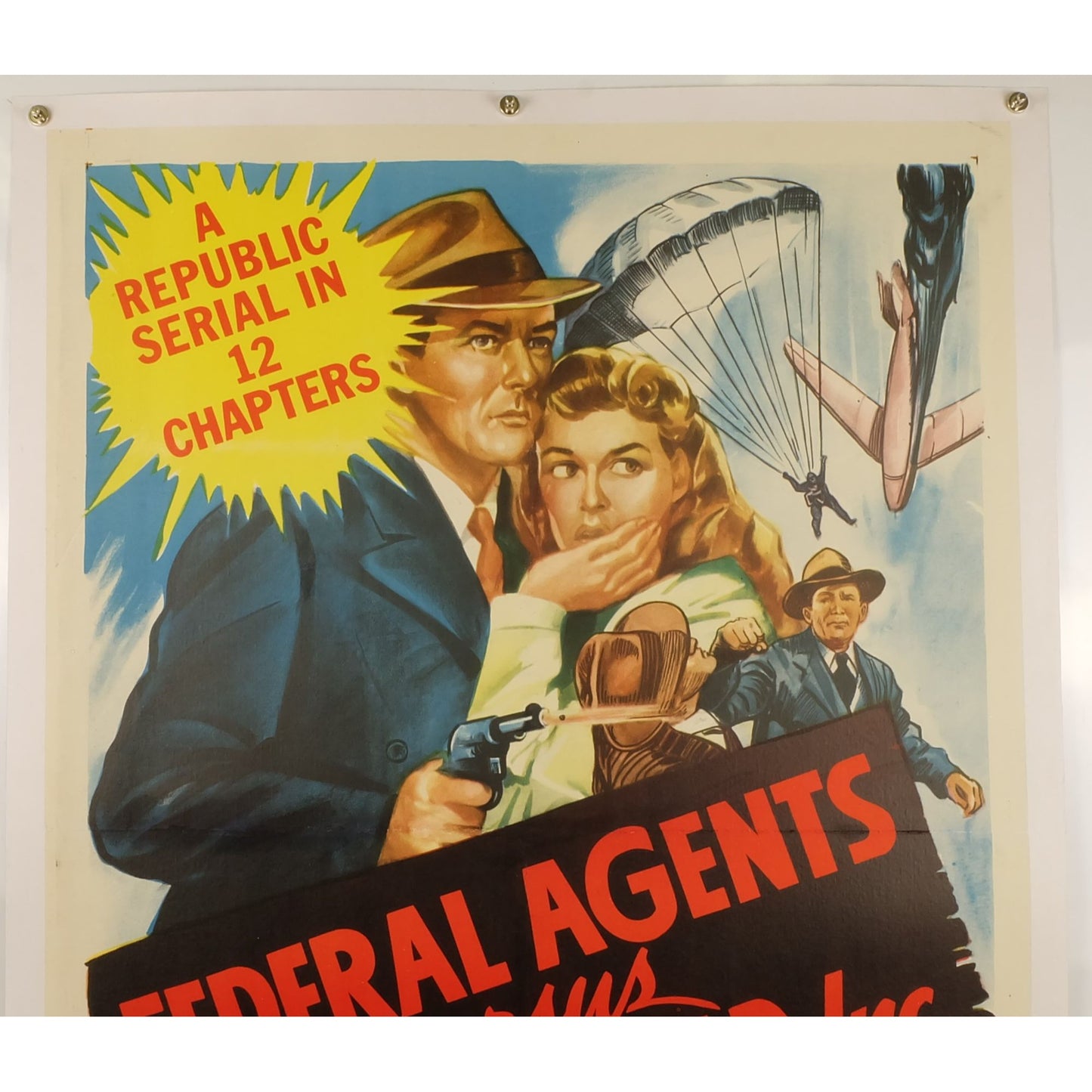 Federal Agents vs. Underworld, Inc. (1949) Linenbacked Restored Poster