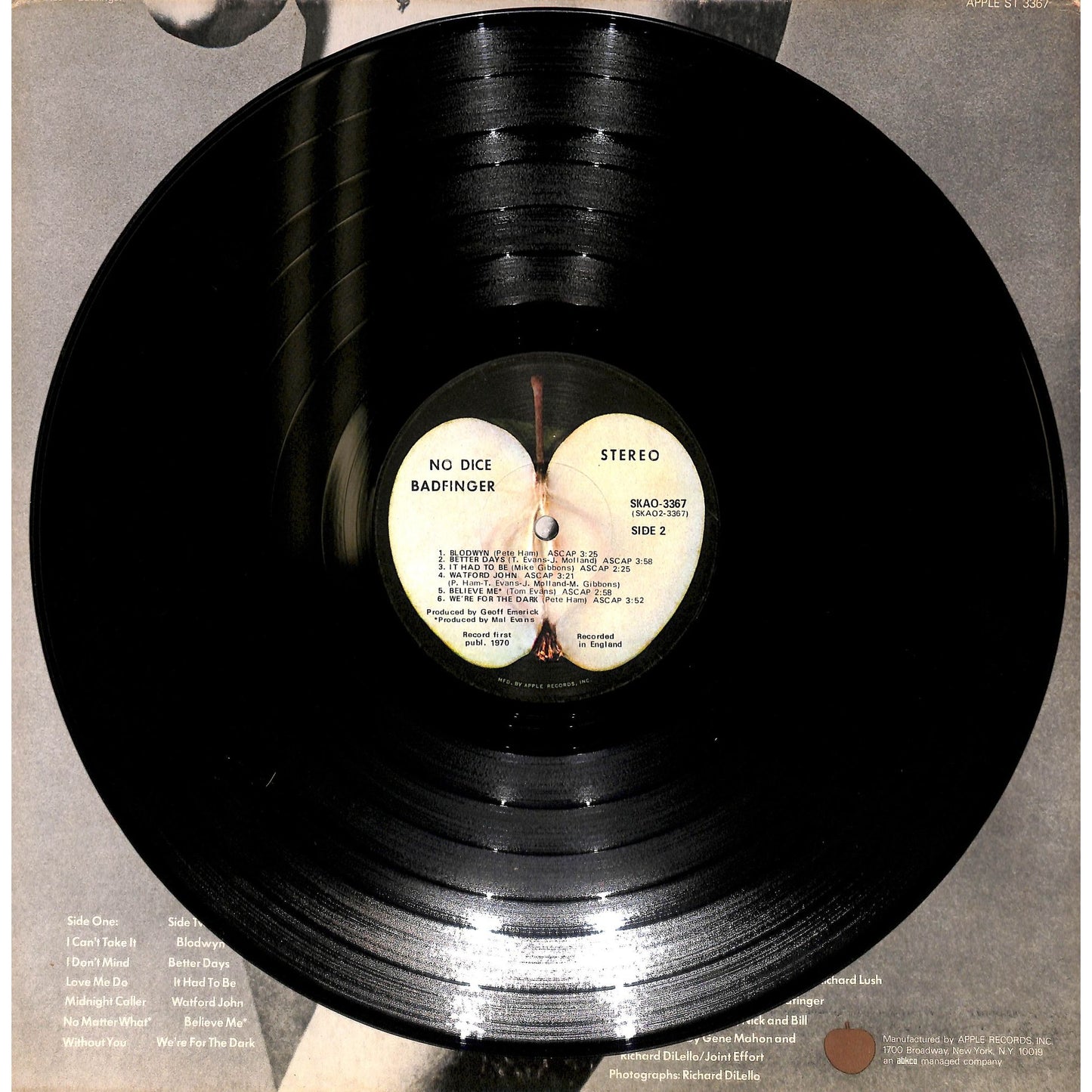 Badfinger - No Dice Vinyl Record SKAO-3367