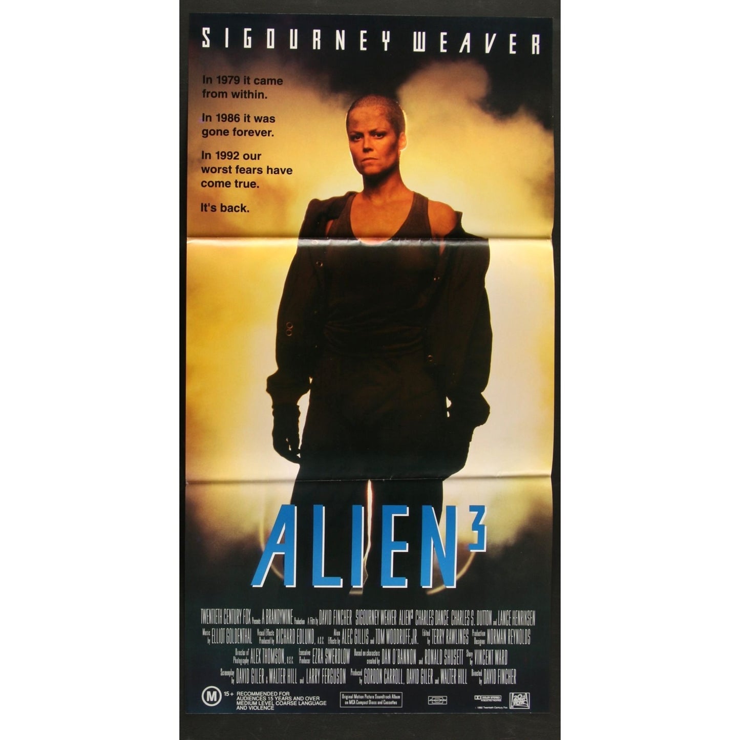 Alien³ (1992) Original Day Bill Movie Poster