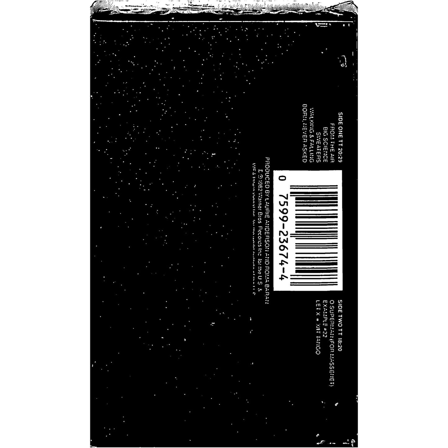 Laurie Anderson - Big Science (1982) BRAND NEW SEALED Cassette