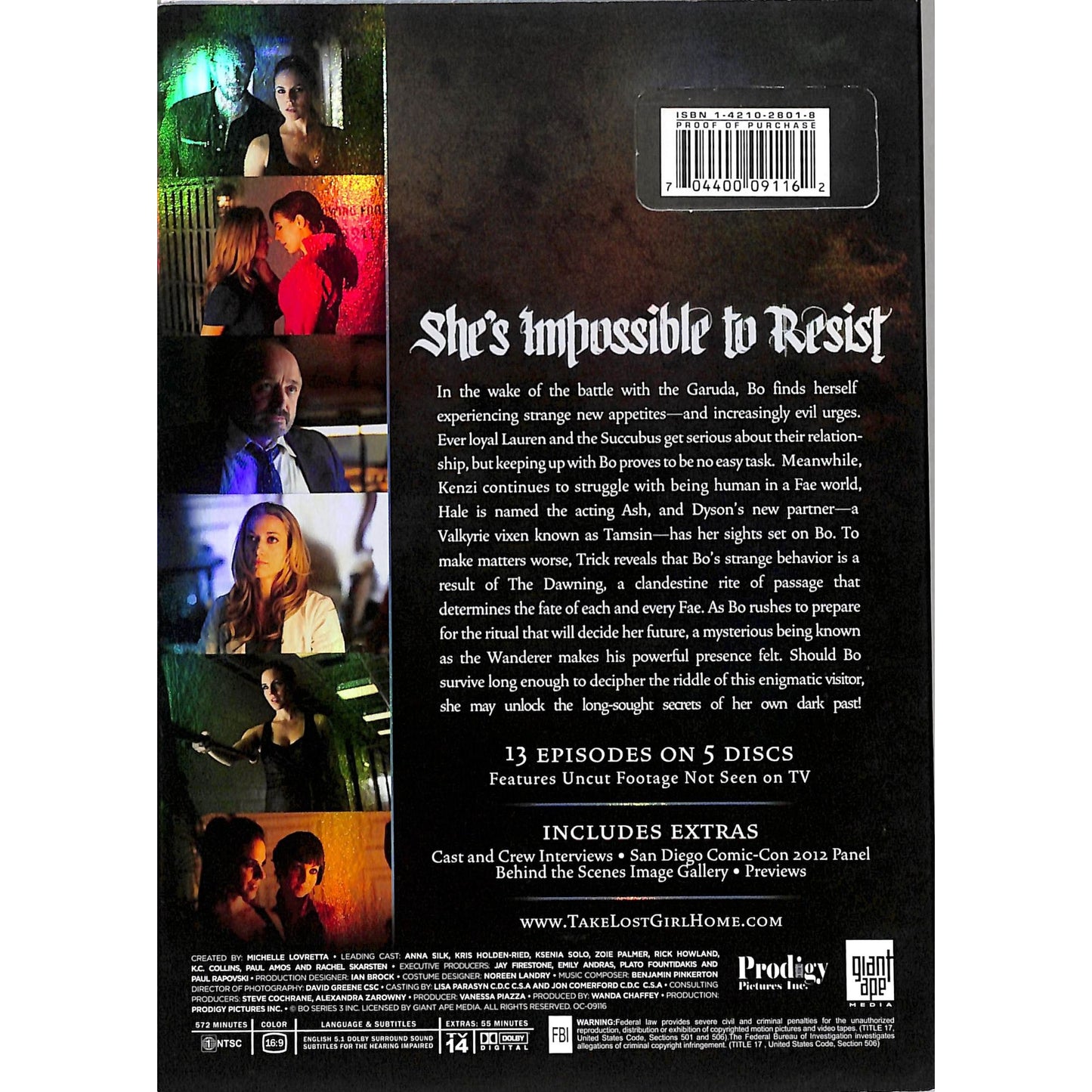 Lost Girl: Season Three (2013) Sealed DVD