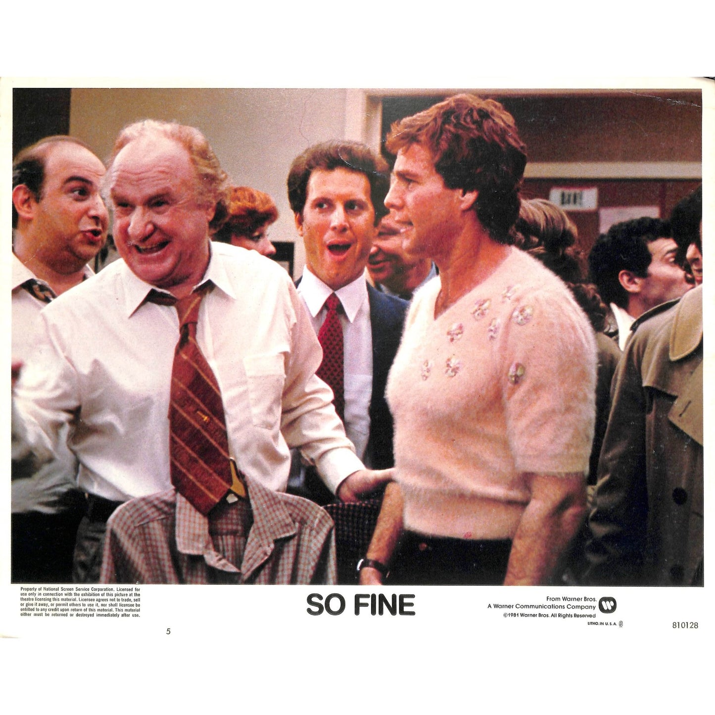 So Fine (1981) Lobby Card #5 11X14