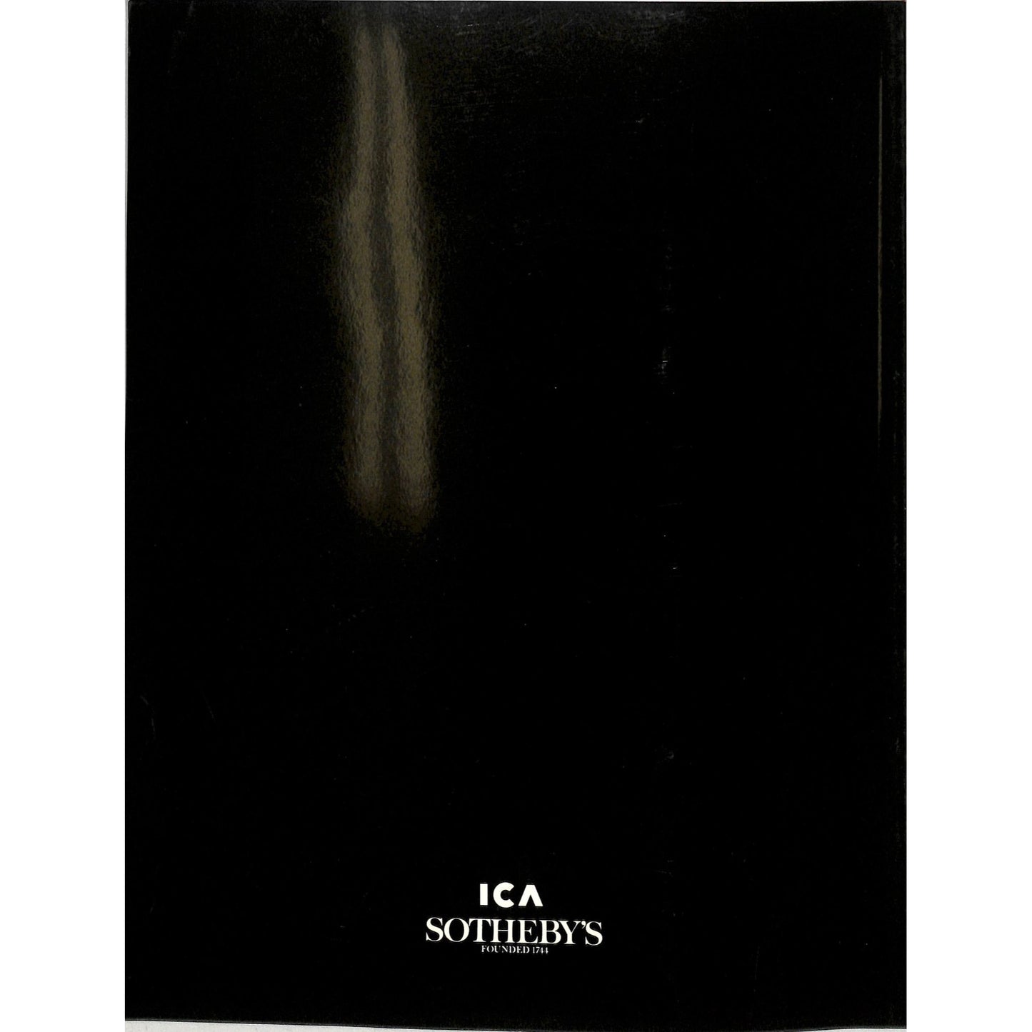 Sotheby's ICA Art Auction Catalog February 22, 1990
