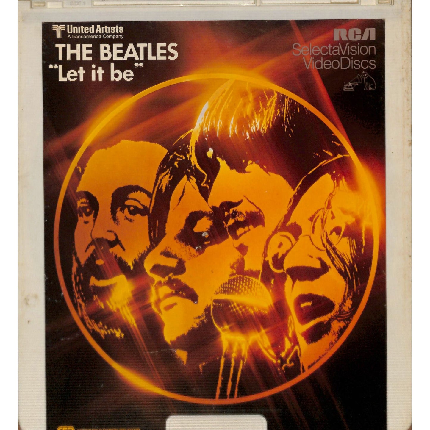 The Beatles-Let it be (1970) CED RCA SelectaVision Videodisc TESTED WORKING