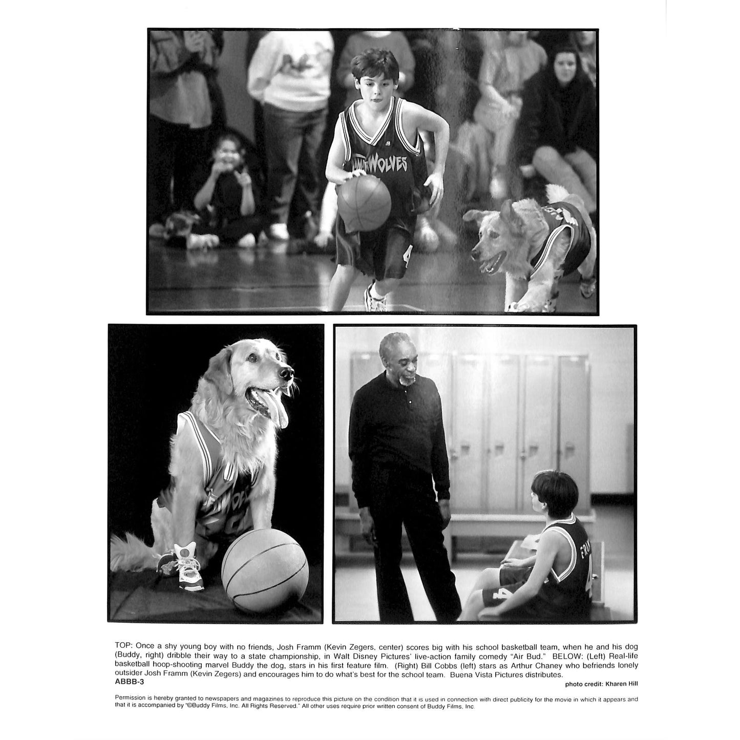 Air Bud (1997) Movie Still Full Set 8x10