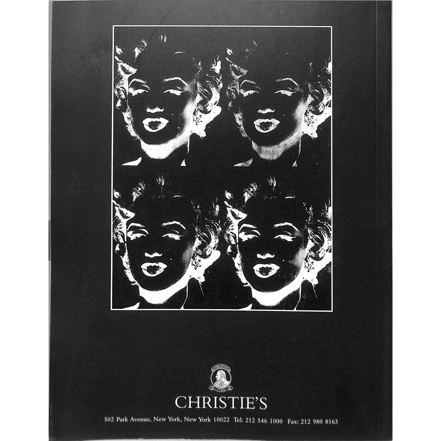 Christie's Contemporary Art Part 2 Auction Catalog May 8, 1997