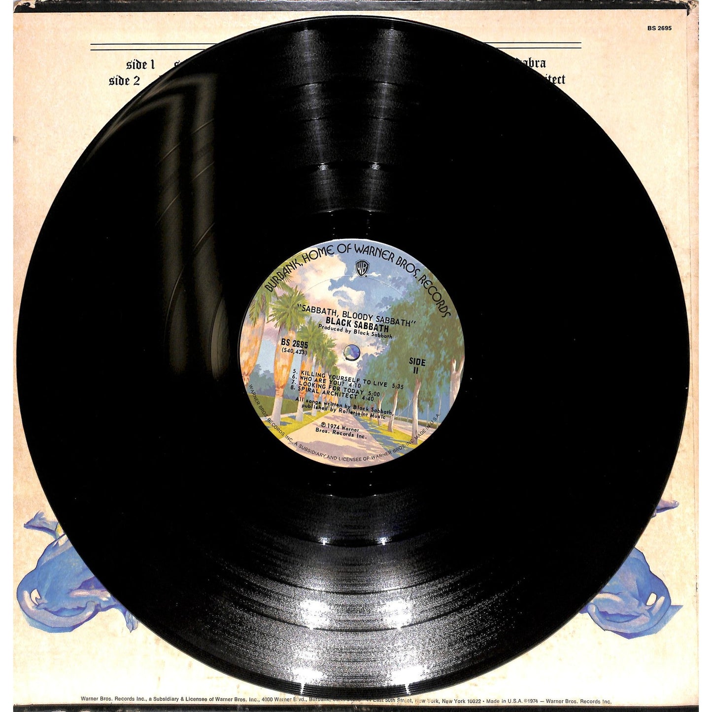 Black Sabbath - Sabbath, Bloody Sabbath Vinyl Record BS 2695