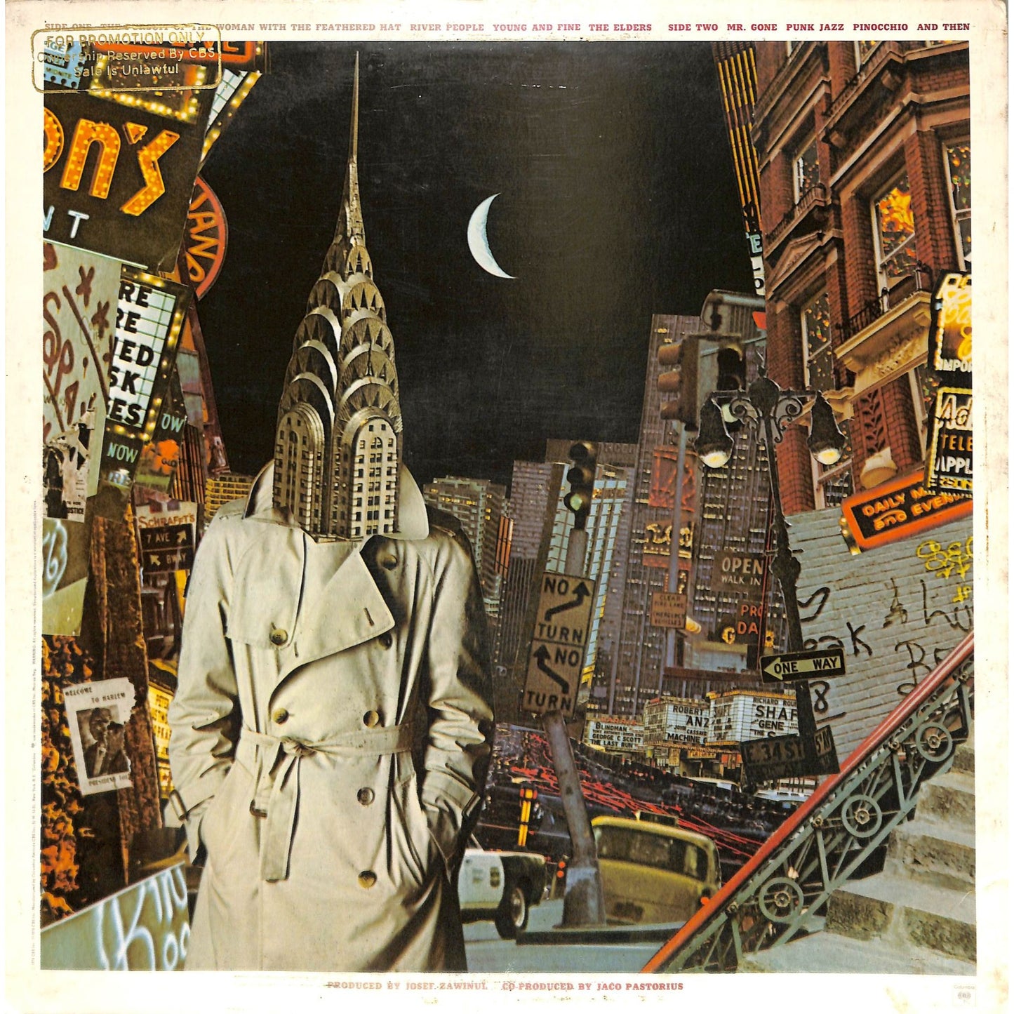 Weather Report - Mr. Gone (1978) Promo SM Press Vinyl Record JC 35358