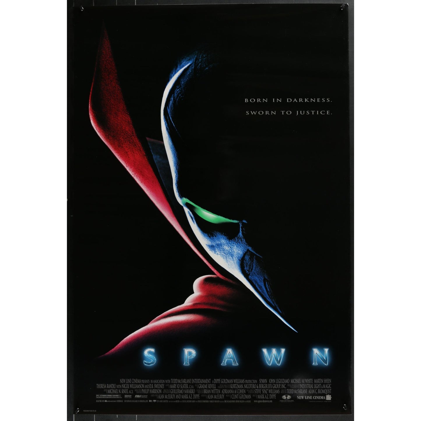 Spawn (1997) Original Single-sided Movie Poster Rolled 27x40