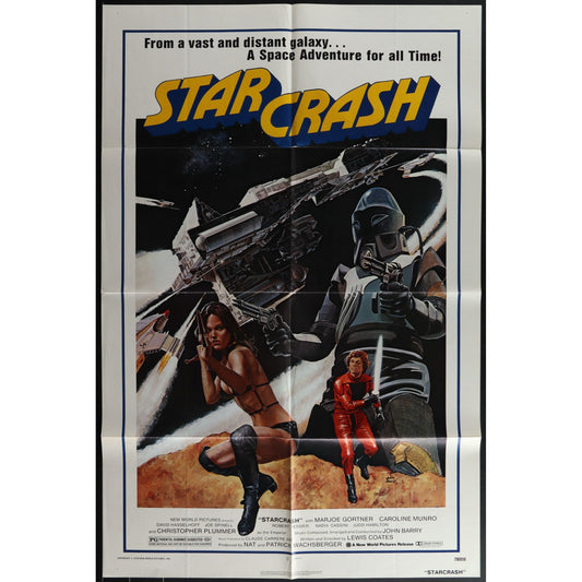 Starcrash (1978) Original Movie Poster Folded 27x41 EM8-459