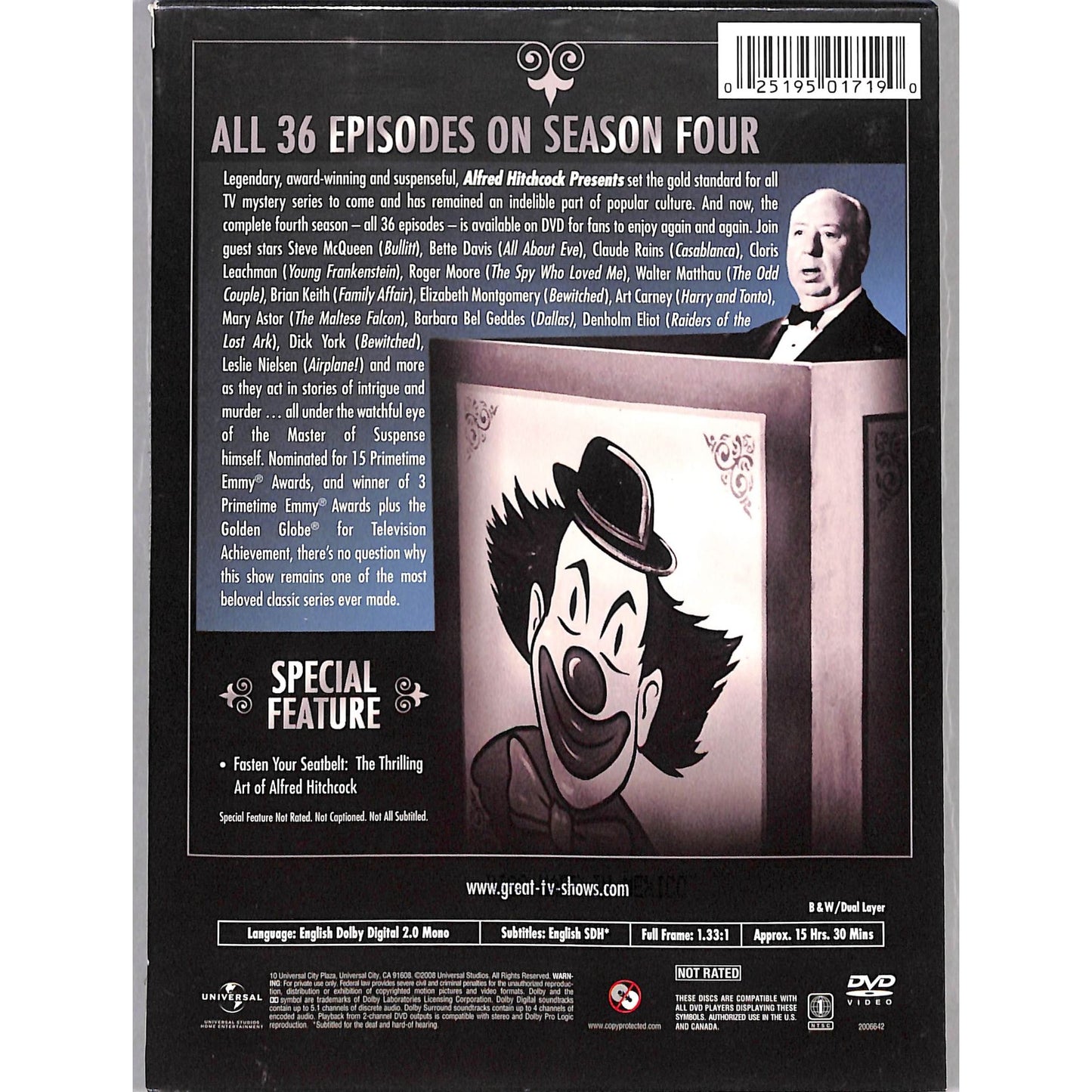 Alfred Hitchcock Presents: Season Four (1958-1959) Sealed DVD