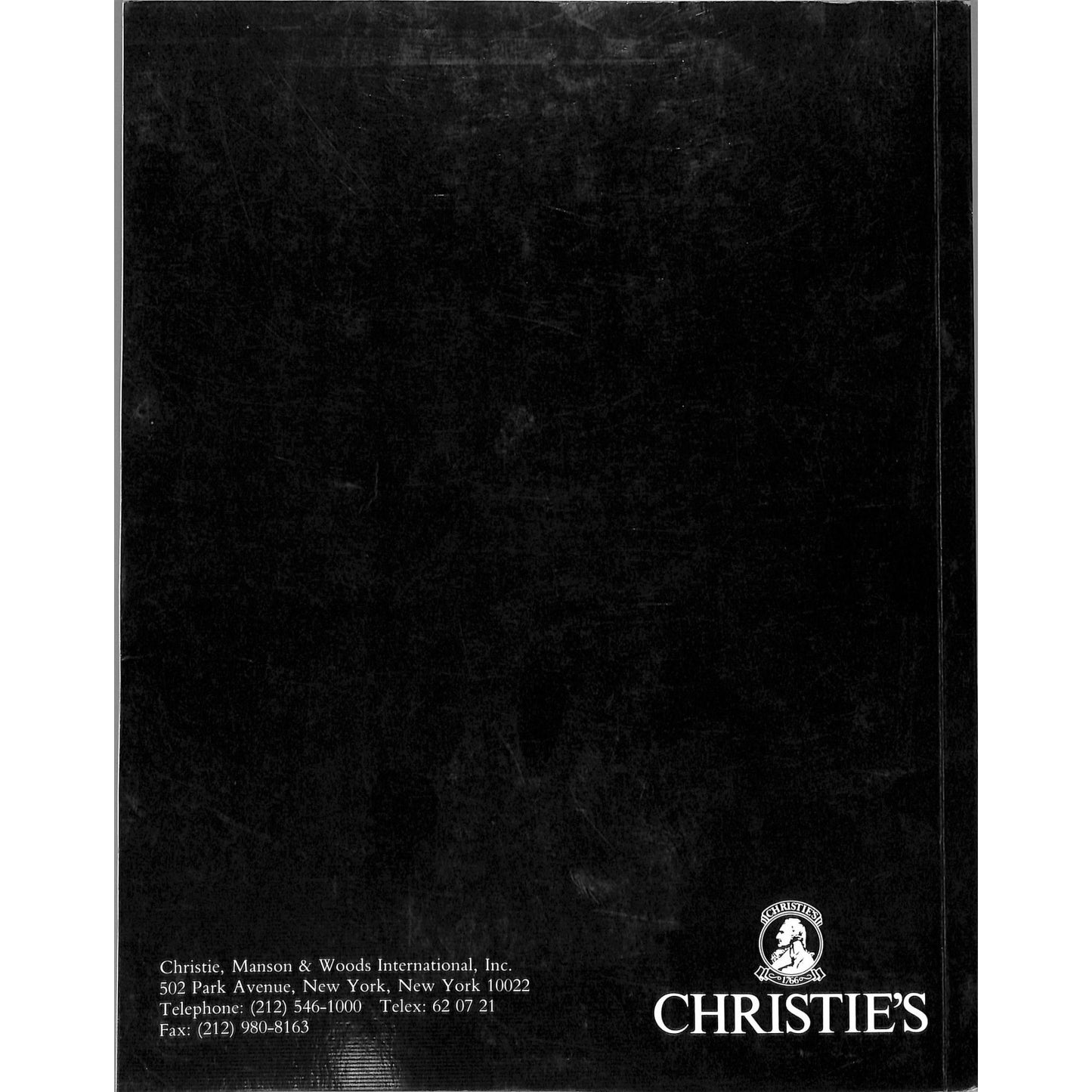 Christie's Contemporary Prints and Multiples Auction Catalog November 20, 1990
