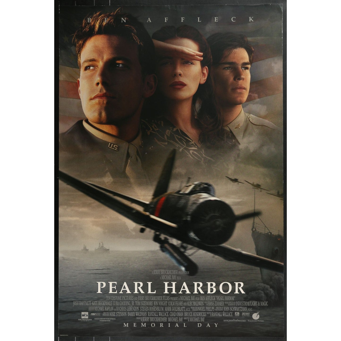 Pearl Harbor (2001) Original Double-sided Movie Poster Rolled 27x40