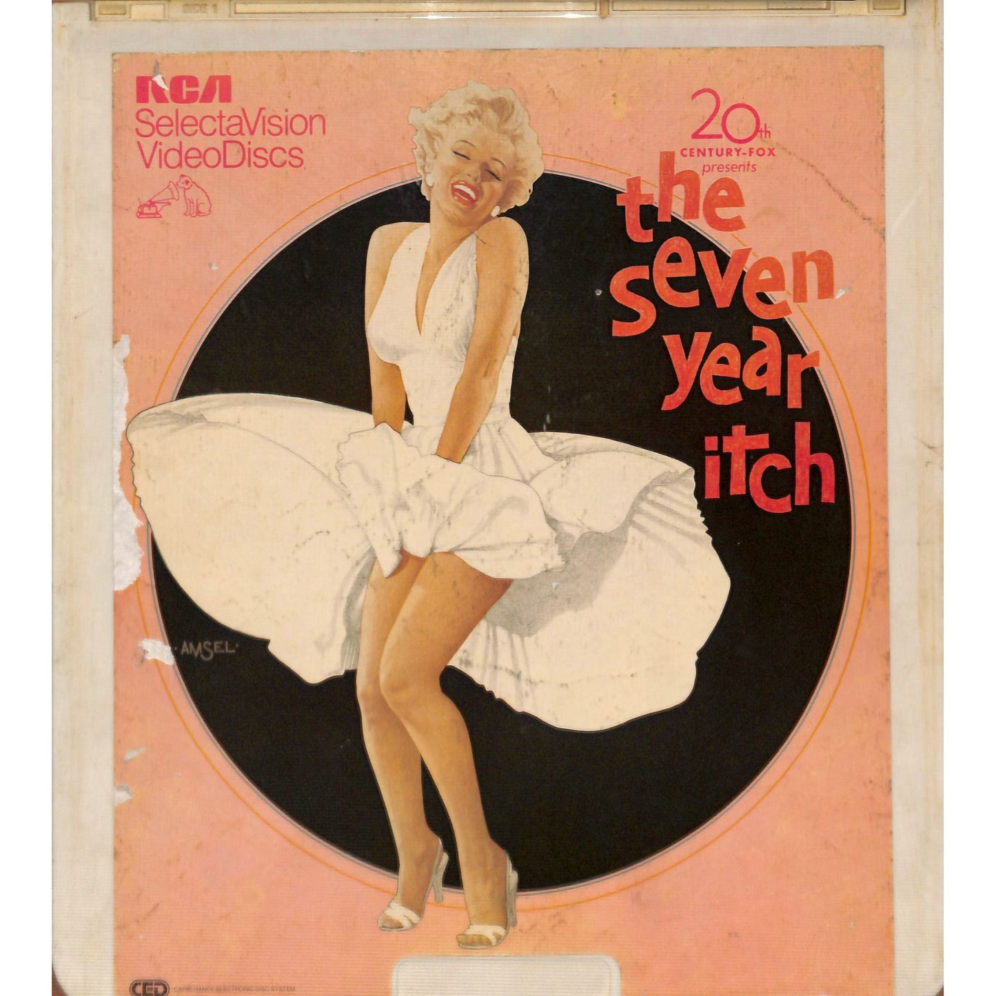 The Seven Year Itch(1955) Vintage CED RCA SelectaVision Videodisc TESTED WORKING