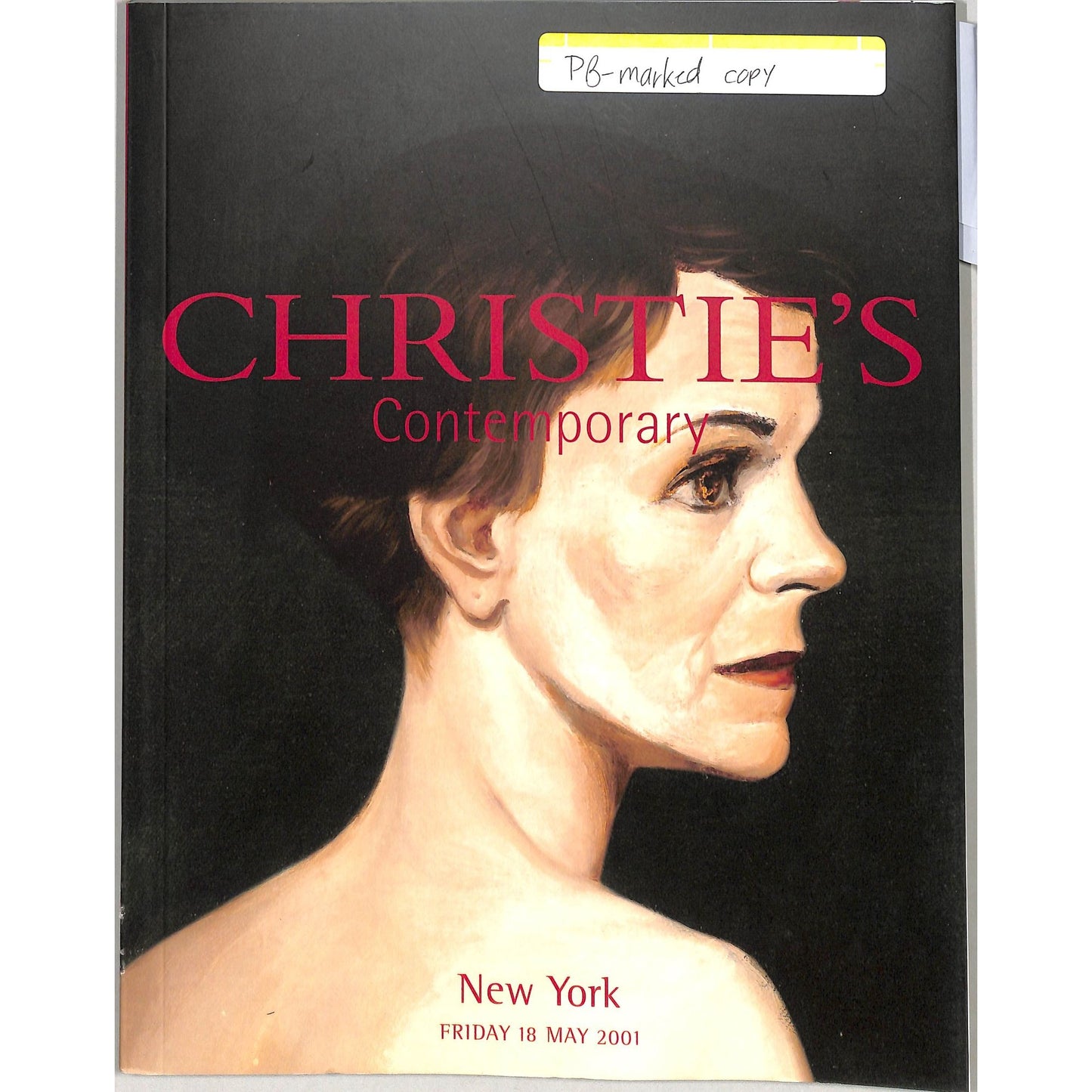 Christie's Contemporary Art Auction Catalog May 18, 2001